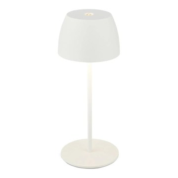 Briloner - LED dimmelhető, újratölthető, érintésvezérelt MINI kültéri asztali lámpa LED/2,5W/5V IP44 1800 mAh fehér