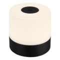 Briloner - LED, fényerőszabályozható, újratölthető, érintésvezérelt kültéri asztali lámpa LED/2W/5V 2700K IP44 1200 mAh fekete
