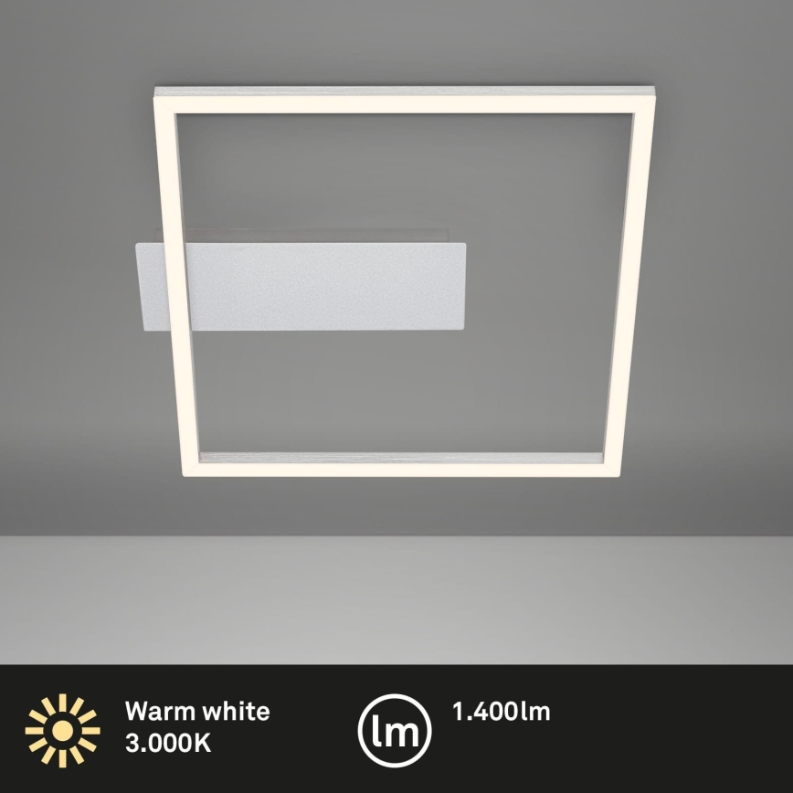 Briloner - LED mennyezeti lámpa FRAME LED/14W/230V 3000K 30x32 cm matt króm
