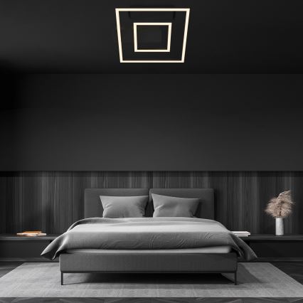 Briloner - LED mennyezeti lámpa FRAME LED/22W/230V 3000K 30x32 cm fekete