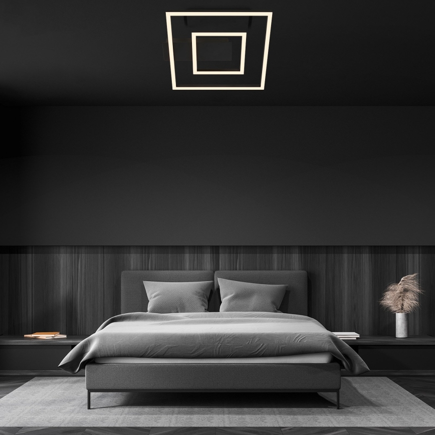 Briloner - LED mennyezeti lámpa FRAME LED/22W/230V 3000K 30x32 cm fekete