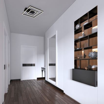 Briloner - LED mennyezeti lámpa FRAME LED/22W/230V 3000K 30x32 cm fekete
