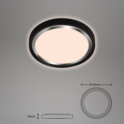 Briloner - LED Mennyezeti lámpa KAHIKO LED/15W/230V fekete