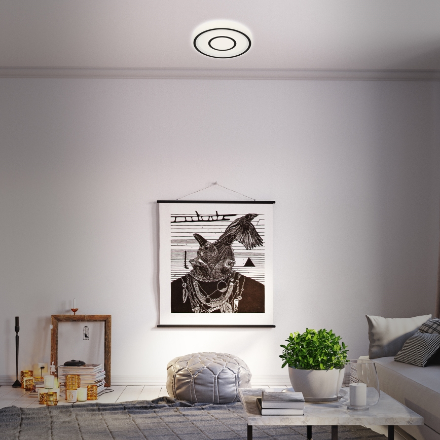 Briloner - LED Mennyezeti lámpa SIRKEL LED/12W/230V fekete