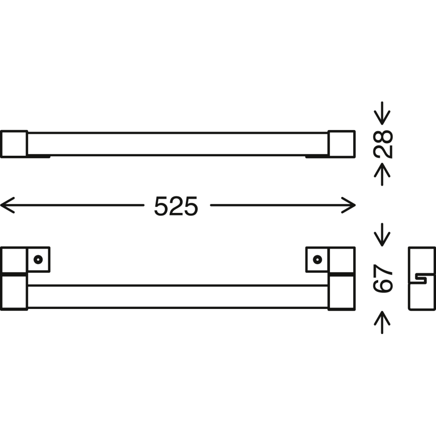 Briloner - LED fürdőszobai tükörvilágítás SPLASH LED/10W/230V IP44