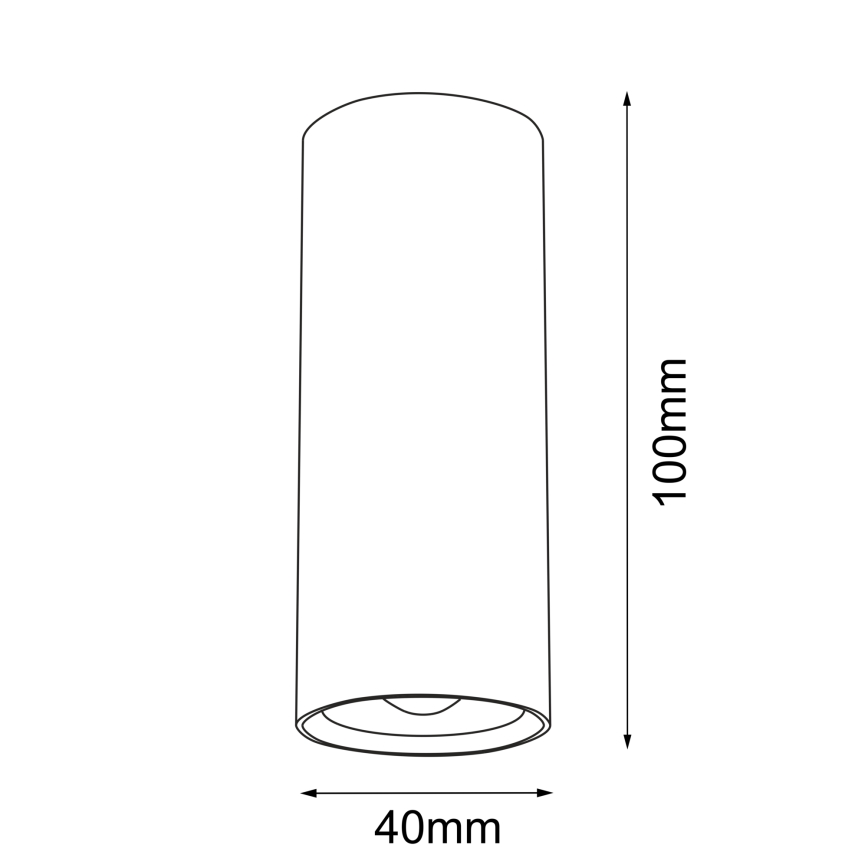 Brosline - Fehér spotlámpa 1xGU10/4W/230V