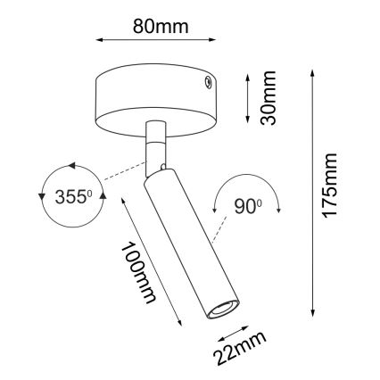 Brosline - Mennyezeti spotlámpa 1xG9/2,5W/230V fehér