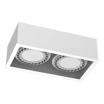 Brosline - 2x GU10 spotlámpa, 18 W, 230 V, fehér