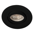 Brosline - Beépíthető mennyezeti lámpa 1xGU10/10W/230V fekete