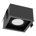 Brosline - Beépíthető mennyezeti lámpa 1xGU10/18W/230V fekete