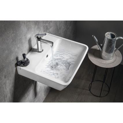 Bruckner - Beépíthető mosdó NEON 45x41,5 cm kerámia/fehér