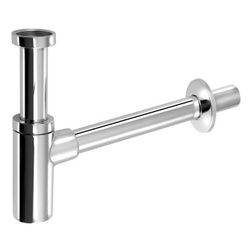 Bruckner - Kerek leeresztő DN32 fényezett króm