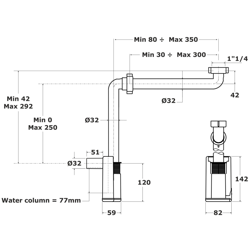 Bruckner - Mosdószifon bútor MURALES fehér