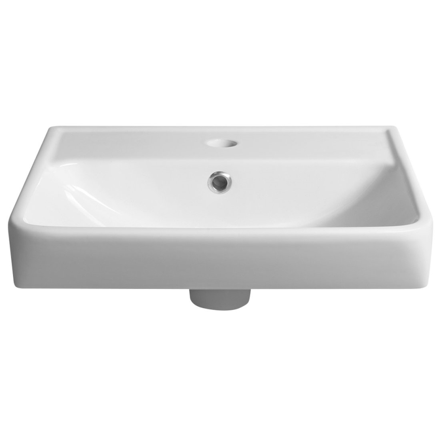 Bruckner - Beépíthető mosdó NEON 50x41,5 cm kerámia/fehér