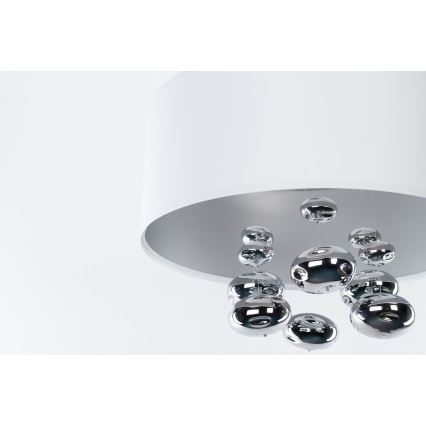 BUBBLE függeszték kábellel 1xE27/60W/230V, Ø 40 cm, fehér