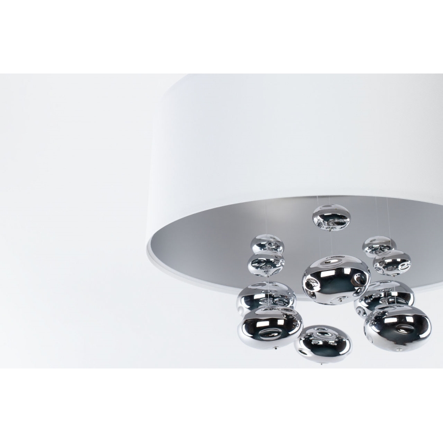 BUBBLE függeszték kábellel 1xE27/60W/230V, Ø 40 cm, fehér
