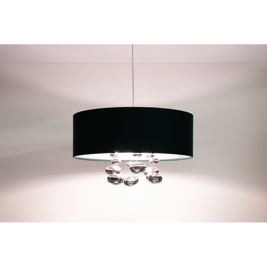 BUBBLE függőlámpa kábellel 1xE27/60W/230V, átm. 50 cm, zöld