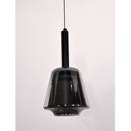 BUENO kábelre szerelt függőlámpa 1xGX53/9W/230V, Ø 18 cm, füstös fekete