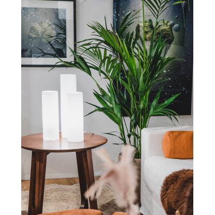 ByRydens - FLAKE asztali lámpa 1xE27/8W/230V fehér