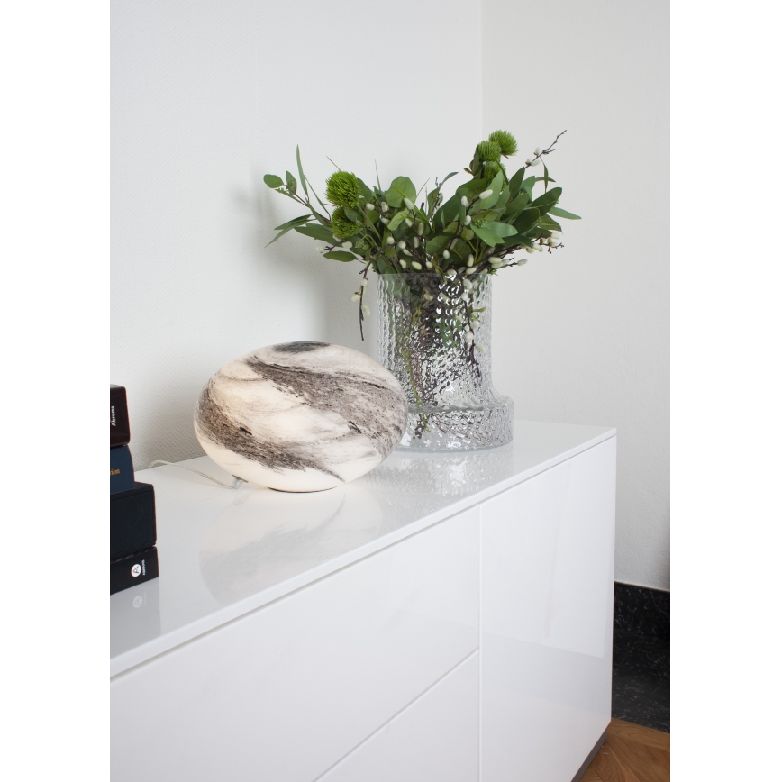 ByRydens - Asztali lámpa MIRA 1xE14/5W/230V szürke