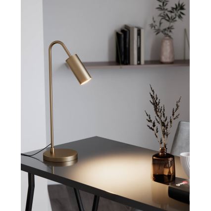 ByRydens - CURVE asztali lámpa 1xGU10/7W/230V arany