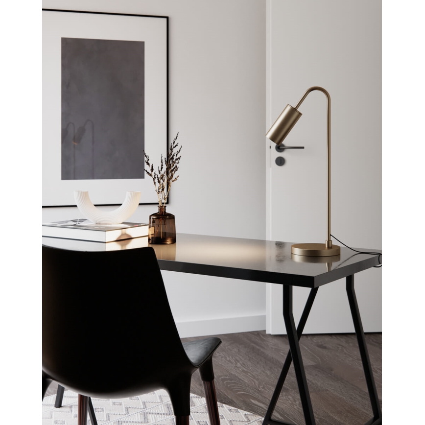 ByRydens - CURVE asztali lámpa 1xGU10/7W/230V arany