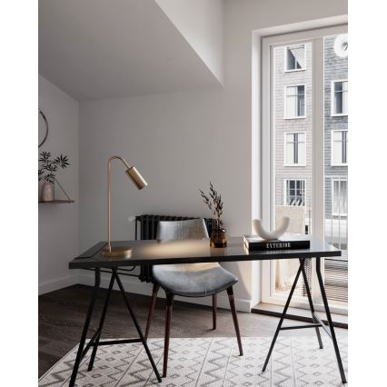 ByRydens - CURVE asztali lámpa 1xGU10/7W/230V arany