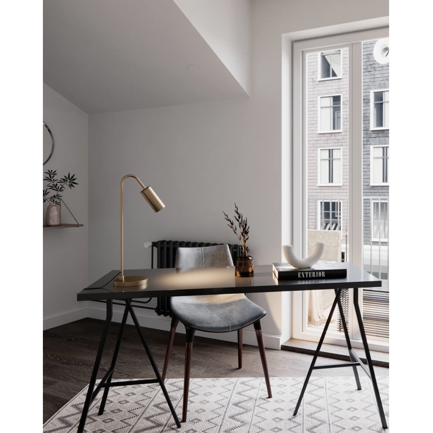 ByRydens - CURVE asztali lámpa 1xGU10/7W/230V arany