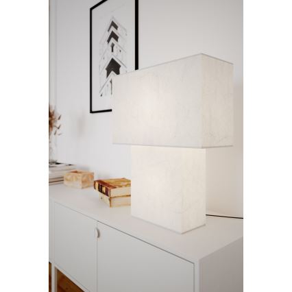 ByRydens - Asztali lámpa iSQUARE 1xE27/8W/230V fehér