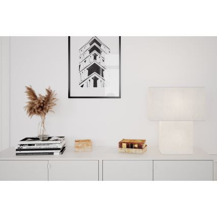 ByRydens - Asztali lámpa iSQUARE 1xE27/8W/230V fehér