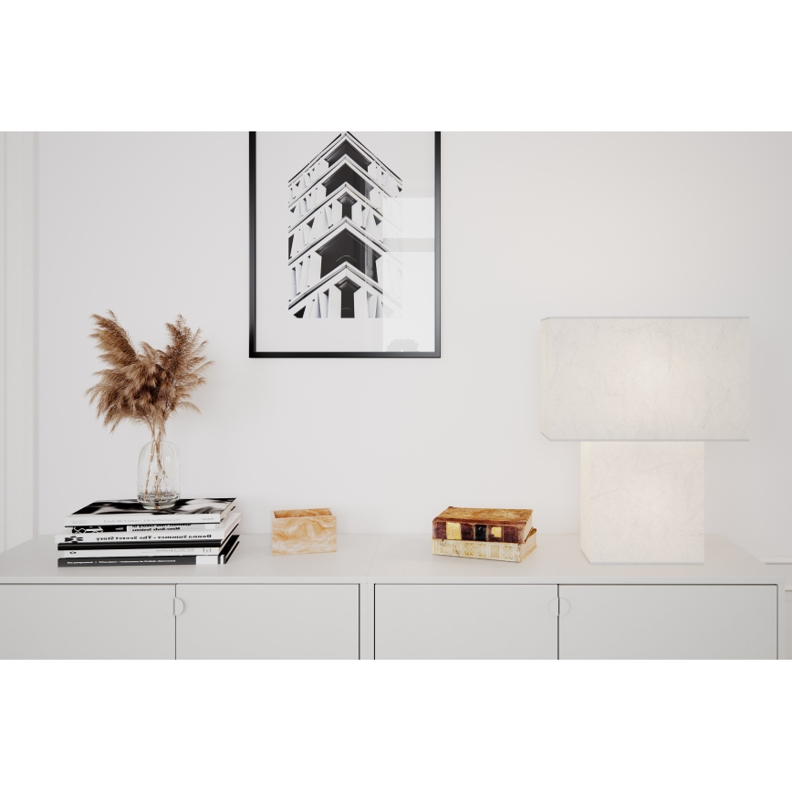ByRydens - Asztali lámpa iSQUARE 1xE27/8W/230V fehér