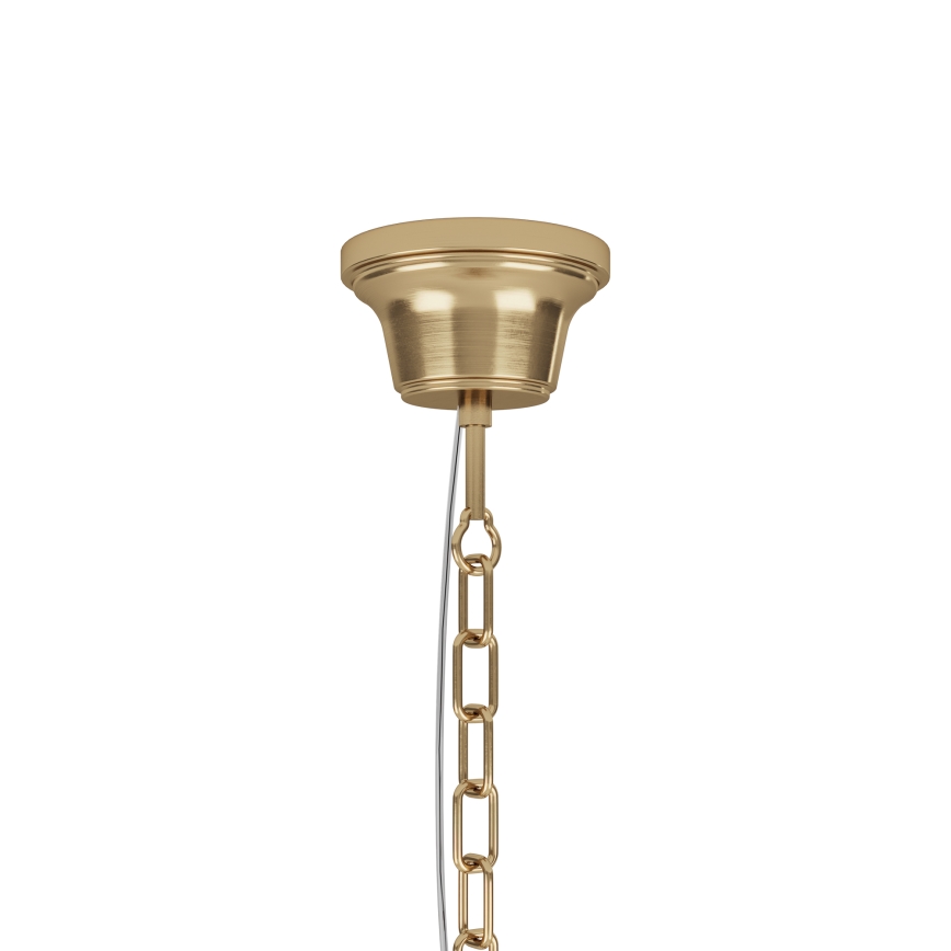 ByRydens - Csillár láncon HERMINE 1xE27/5W/230V réz átm. 34 cm