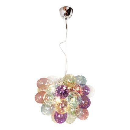 ByRydens - Csillár zsinóron GROSS 8xG9/4W/230V színes átm. 50 cm