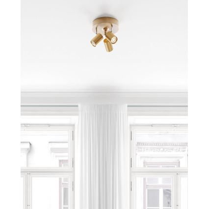 ByRydens - CORRECT spotlámpa 3xGU10/7W/230V arany, átm. 20 cm