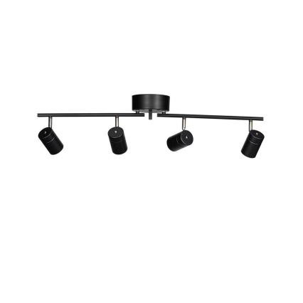 ByRydens - Spotlámpa CORRECT 4xGU10/7W/230V fekete