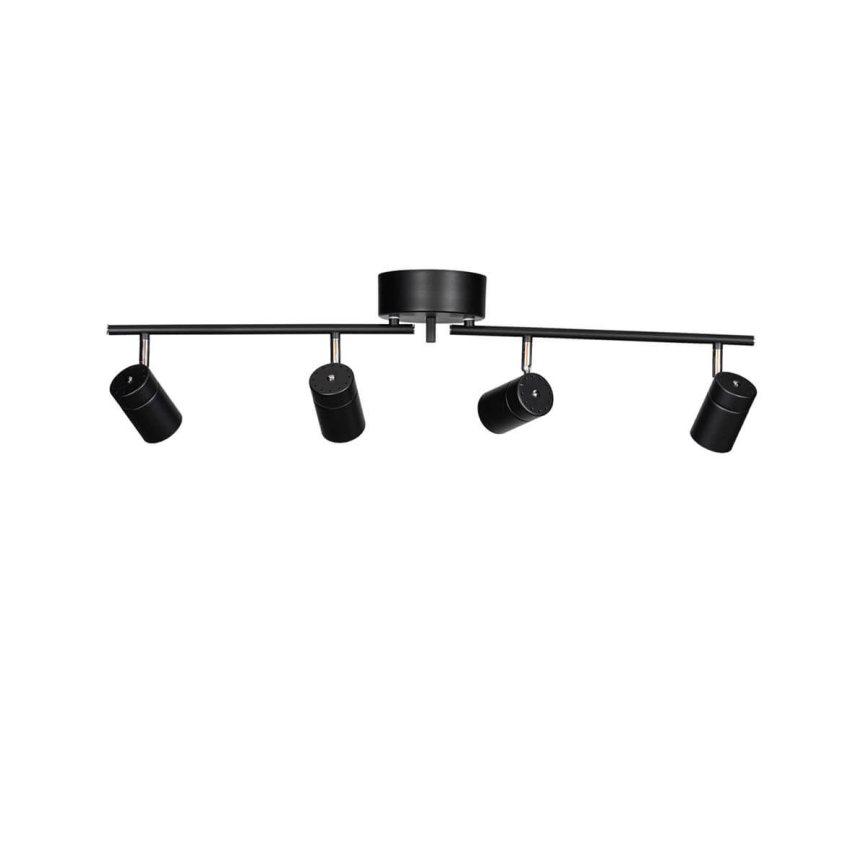 ByRydens - Spotlámpa CORRECT 4xGU10/7W/230V fekete