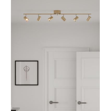 ByRydens - Spotlámpa CORRECT 6xGU10/7W/230V arany