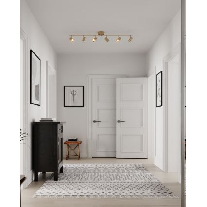 ByRydens - Spotlámpa CORRECT 6xGU10/7W/230V arany