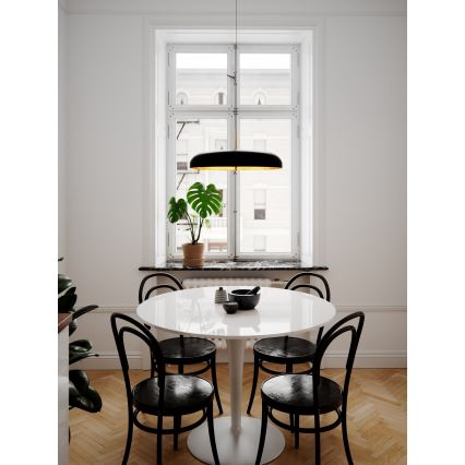 ByRydens - Csillár zsinóron SHELBY 3xG9/5W/230V fekete átm. 50 cm