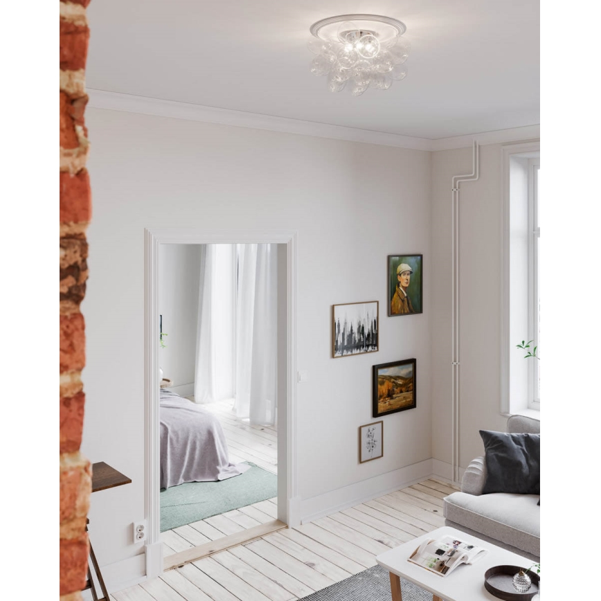 ByRydens - Mennyezeti lámpa GROSS 6xG9/5W/230V átlátszó átm. 50 cm