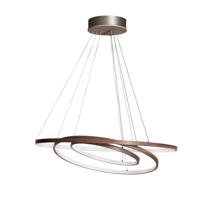 ByRydens - LED kábeles csillár TRIONE LED/45W/230V barna átm. 80 cm