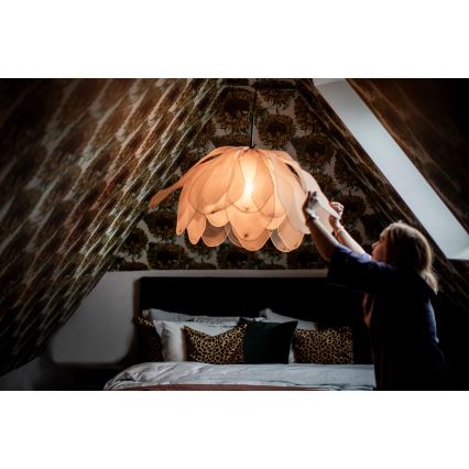 ByRydens - Csillár zsinóron LOU LOU 1xE27/5W/230V bézs átm. 80 cm