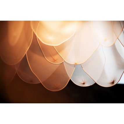 ByRydens - Csillár zsinóron LOU LOU 1xE27/5W/230V bézs átm. 80 cm