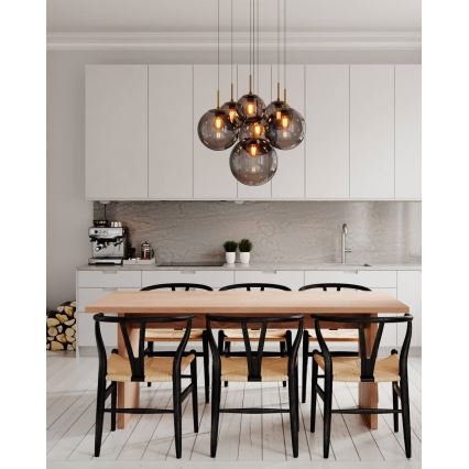 ByRydens - LAURA kábeles csillár, 7×E27/8W/230V