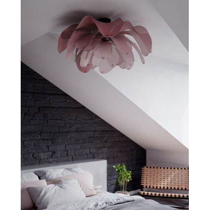 ByRydens - Mennyezeti csillár LOU LOU 1xE27/8W/230V rózsaszín