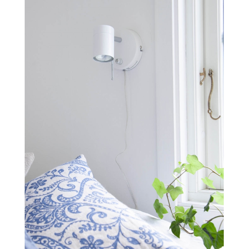 ByRydens - Dimmelhető fali spotlámpa CORRECT 1xGU10/7W/230V fehér