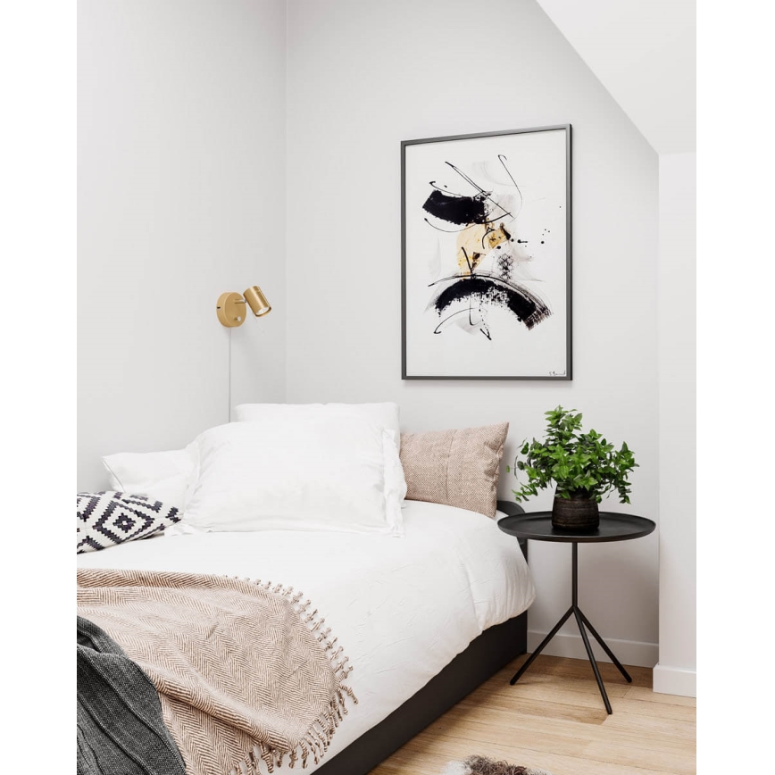 ByRydens - Dimmelhető fali spotlámpa CORRECT 1xGU10/7W/230V arany