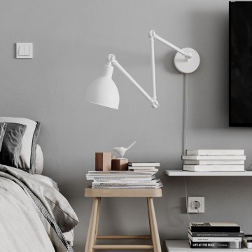 ByRydens - BAZAR fali lámpa 1xE27/5W/230V fehér