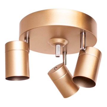 ByRydens - CORRECT spotlámpa 3xGU10/7W/230V arany, átm. 20 cm