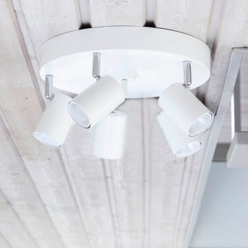 ByRydens - CORRECT spotlámpa 5xGU10/7W/230V, fehér, átmérő 30 cm